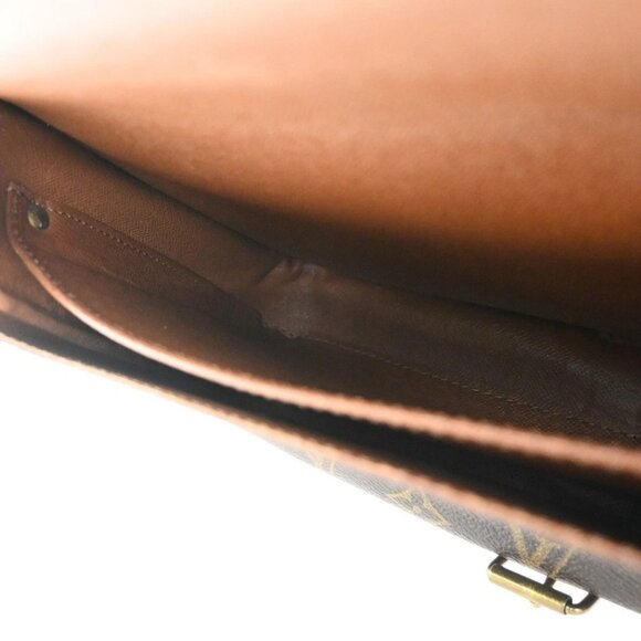 LOUIS VUITTON Cartouchiere GM Shoulder Bag Monogram Leather Brown M51252 72CA570 - Picture 14 of 16